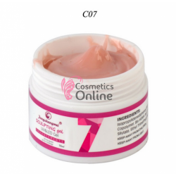 Gel UV / LED FSM Sculpting Gel de constructie, 50ml XL - 07 Milky Pink